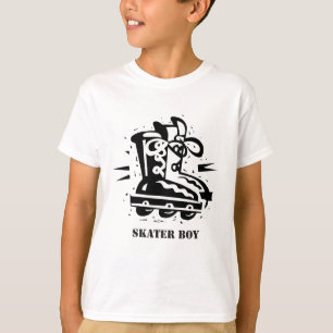 Camiseta Muchacho del patinador - Rollerblading