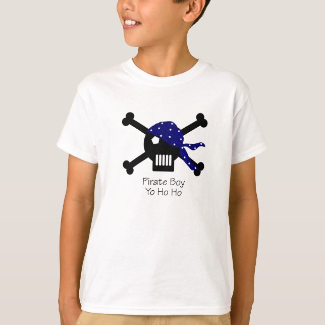 Camiseta Muchacho del pirata (Anverso)