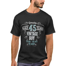 Muchacho del vintage envejecido 45 años