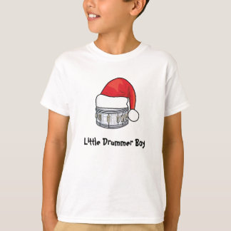 Camiseta muchacho drummerboy, pequeño del batería