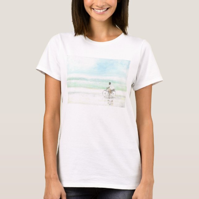Camiseta Muchacho en la bicicleta (Anverso)