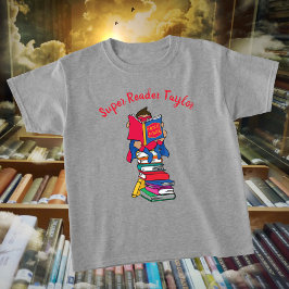 Camiseta Muchacho estilo personalizado de superlector en li