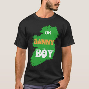 Camiseta Muchacho fresco de Danny de St Patrick con el mapa