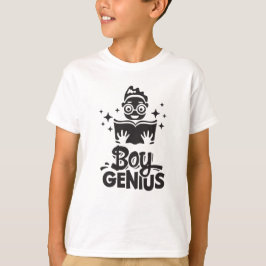 Camiseta Muchacho Genio De Vuelta A La Escuela Niños Cita