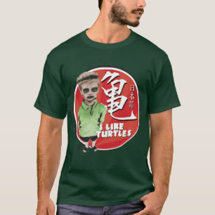 Camiseta Muchacho internacional de la tortuga