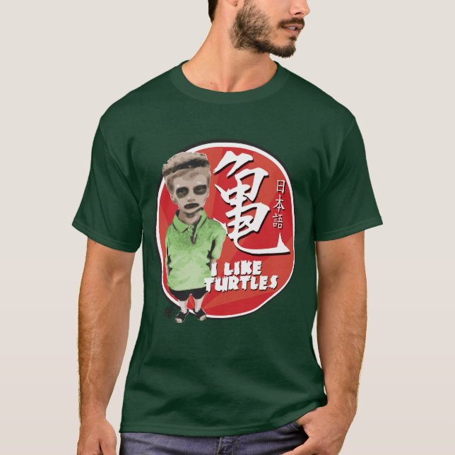 Camiseta Muchacho internacional de la tortuga (Anverso)
