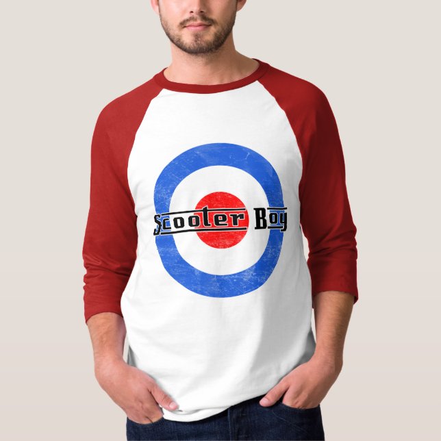 Camiseta Muchacho Lambretta de la vespa (Anverso)