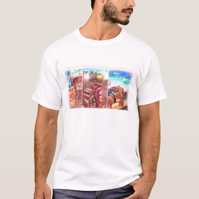 Camiseta Muchacho que espera… (Anverso)