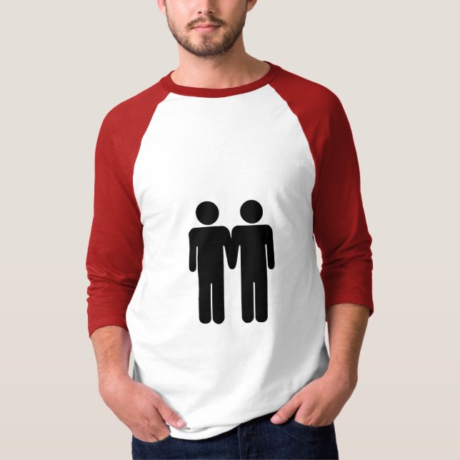 Camiseta Muchacho + Raglán básico de la manga del muchacho (Anverso)