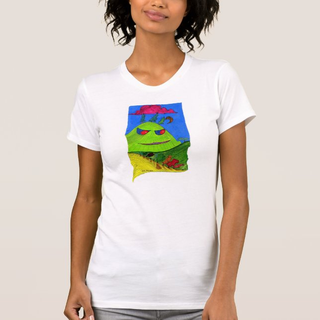 Camiseta Muchacho verde de la montaña (Anverso)