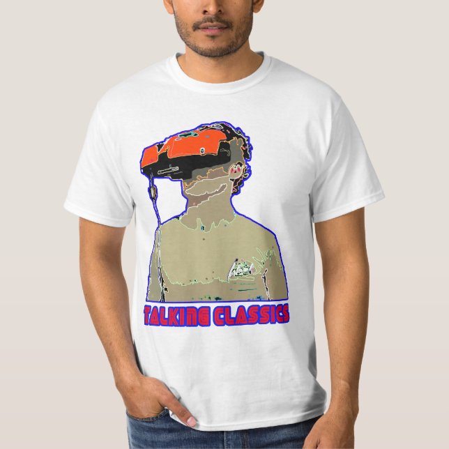 Camiseta Muchacho virtual de las obras clásicas que habla (Anverso)
