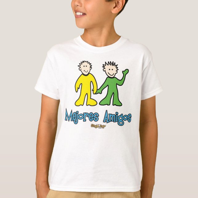 Camiseta Muchachos de los amigos de Mejores (mejores (Anverso)