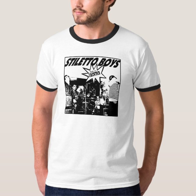 Camiseta Muchachos del estilete - 8-Track (frente) - (Anverso)