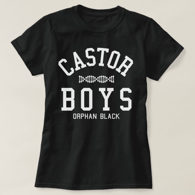 Camiseta Muchachos negros huérfanos del echador (Diseño del anverso)