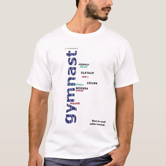 Camiseta Muchachos para hombre del gimnasta invertidos (Anverso)