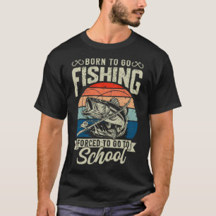 Camiseta Muchachos Pescadores Obligados A Ir A La Escuela P