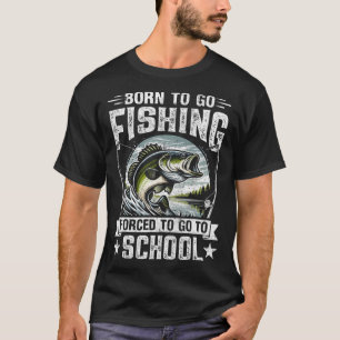 Camiseta Muchachos Pescadores Obligados A Ir A La Escuela P