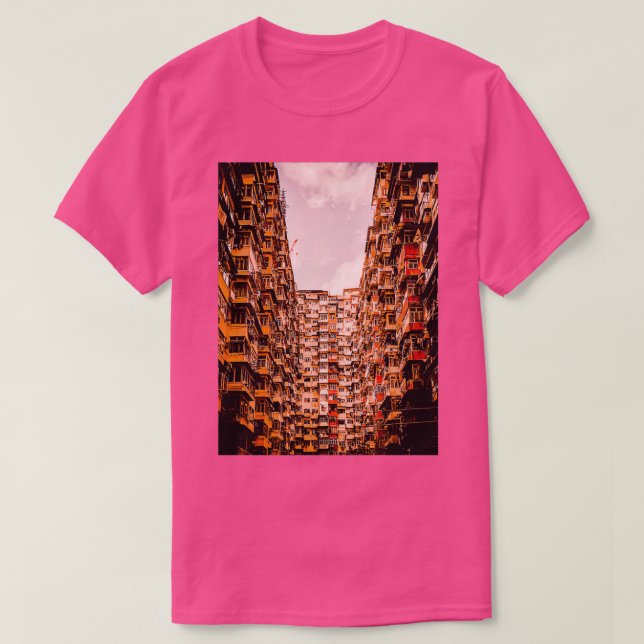 Camiseta Muchas casas en un marco (Diseño del anverso)