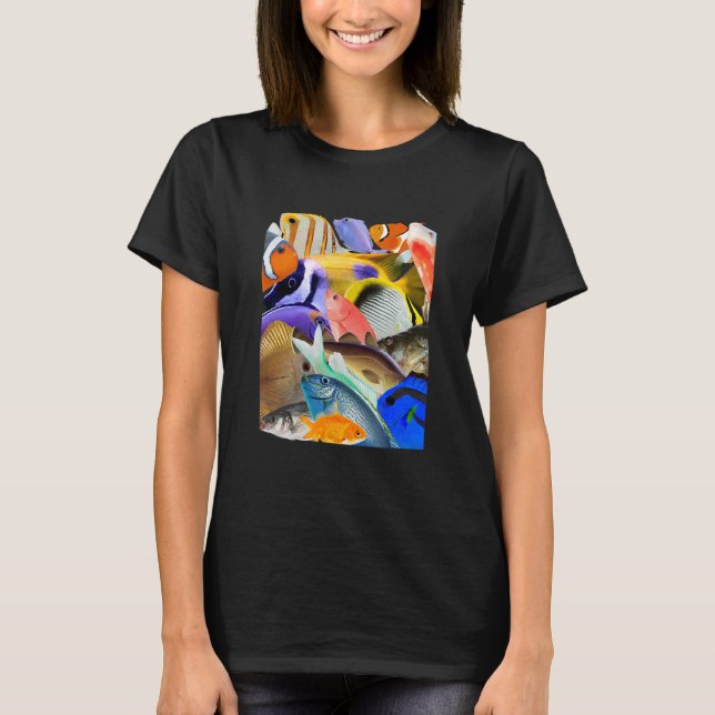 Camiseta Muchas Especies De Pescado (Anverso)