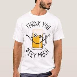 Camiseta Muchas Gracias Cervecero - Cara Tonta