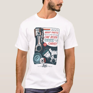 Camiseta Muchas piezas, un cuerpo