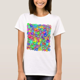 Camiseta Muchas Pintas De Pasta De Perro Por Todas Partes