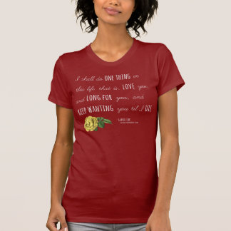 Camiseta Muchedumbre de Madding "una oscuridad floral de la