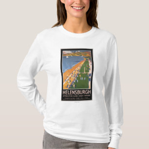 Camiseta Muchedumbres a lo largo del poster de los