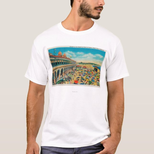 Camiseta Muchedumbres en la playa delante del casino (Anverso)