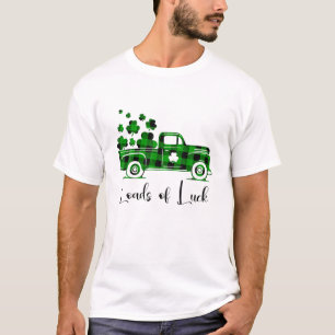 Camiseta Muchísimas Camiones De Suerte Cute Sta Patricks Da
