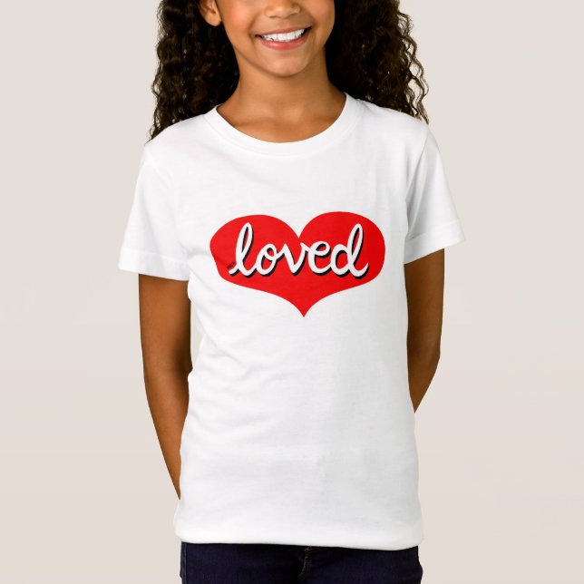 Camiseta Mucho amor - Chicas equipados (Anverso)