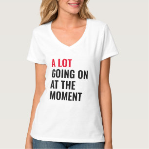 Camiseta Mucho en el momento de la diversión del concierto