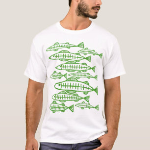 Camiseta Mucho pescado - Aguacate Verde