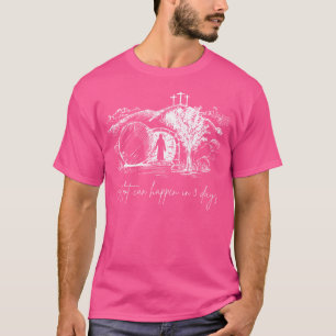 Camiseta Mucho Puede Ocurrir En 3 Días De Pascua Jesucristo