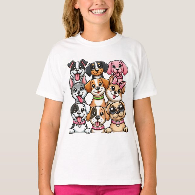 Camiseta Muchos cachorros (Anverso)