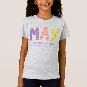 Camiseta Muchos chicas llaman estrellas de flores moradas d
