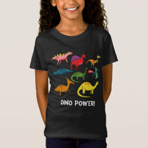 Camiseta Muchos Diferentes Dinosaurios de Dibujos Animados