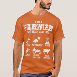 Camiseta Muchos Gorras del agricultor