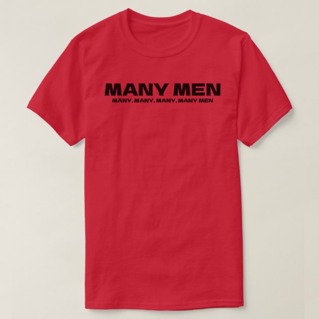 CAMISETA MUCHOS HOMBRES2 (Diseño del anverso)