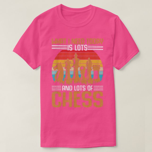 Camiseta Muchos Jugadores Expertos En Deportes De Ajedrez (Diseño del anverso)