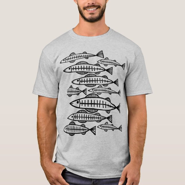 Camiseta Muchos peces (Anverso)