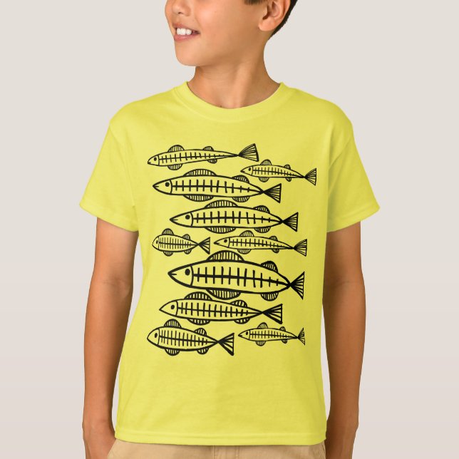 Camiseta Muchos peces (Anverso)