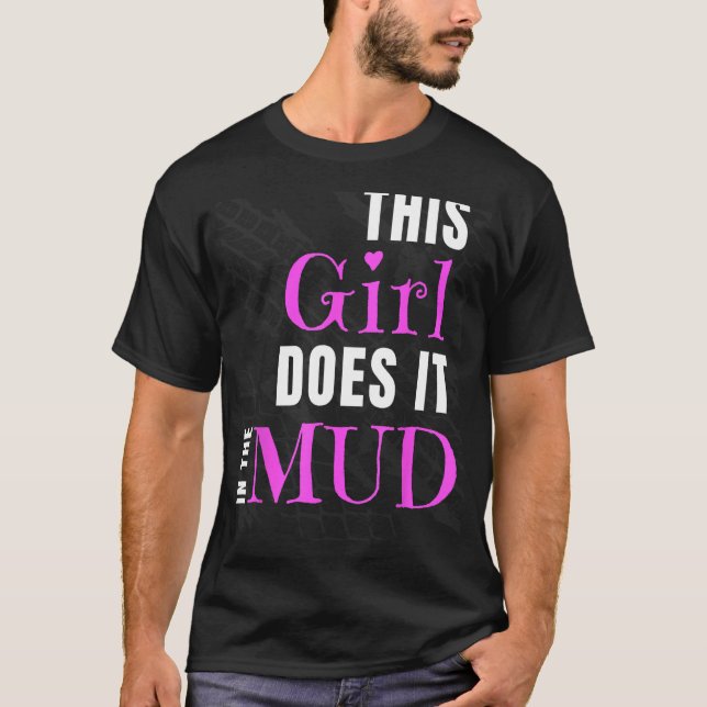 Camiseta Mud Boging Mudding - Graciosa Novedad Tee Shirt Gi (Anverso)