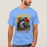 Camiseta Mud Truck Mega Fire Flames<br><div class="desc">Mud Truck Mega Fire Flames .Check out our Monster truck t shirts selection for the very best in unique or custom,  handmade pieces from our clothing shops.</div>