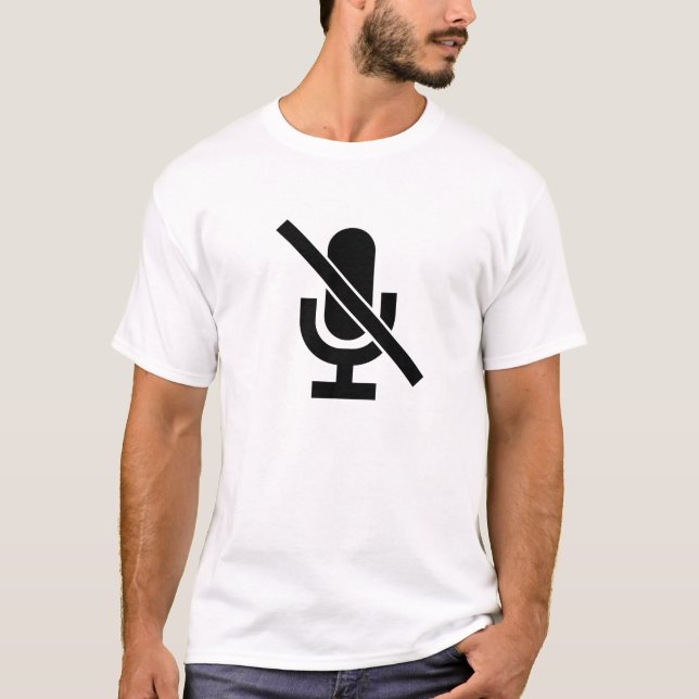 Camiseta muda del pictograma (Anverso)