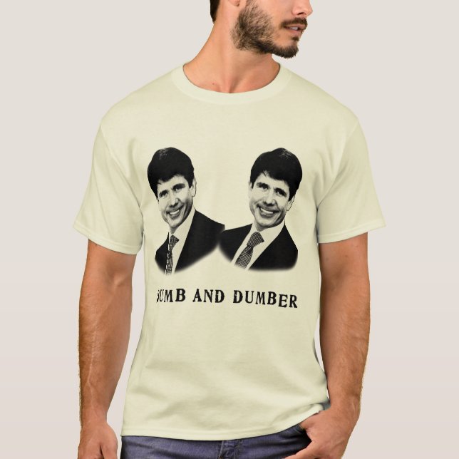Camiseta muda y más muda de Rod Blagojevich (Anverso)
