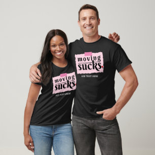 Camiseta ¡Mudándose Sucks! Moderno Gracioso Adiós, Adiós, r