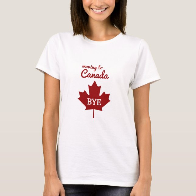 Camiseta Mudanza a Canadá (Anverso)