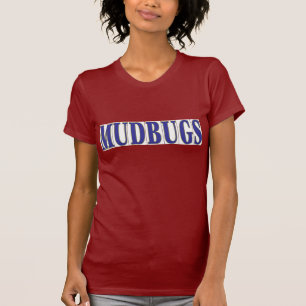 Camiseta MUDBUGS en azulejos azules