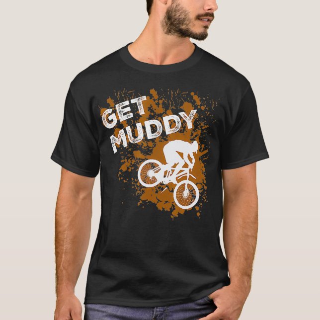 Camiseta Muddy Mountain Biking Trail  (Anverso)